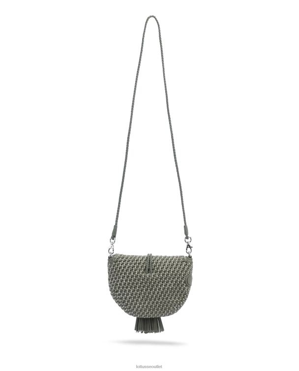 ženy Lottusse príslušenstvo zelená 0060N376 noodbag viacfarebná jahňacia crossbody noodbag
