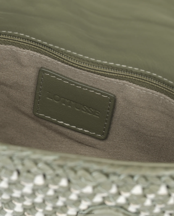 ženy Lottusse príslušenstvo zelená 0060N376 noodbag viacfarebná jahňacia crossbody noodbag