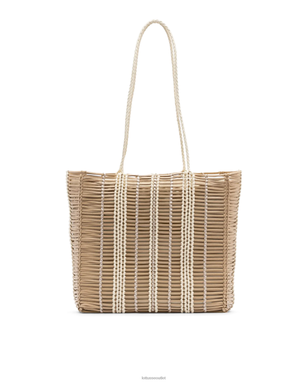 ženy Lottusse príslušenstvo béžová 0060N362 upraviť braided goat shopper