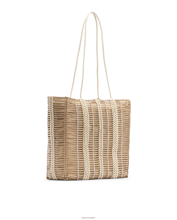 ženy Lottusse príslušenstvo béžová 0060N362 upraviť braided goat shopper