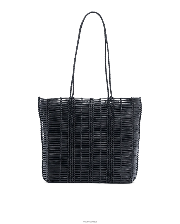 ženy Lottusse príslušenstvo čierna 0060N363 upraviť braided goat shopper