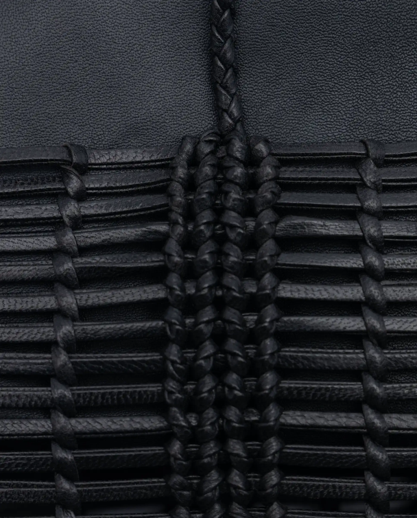 ženy Lottusse príslušenstvo čierna 0060N363 upraviť braided goat shopper