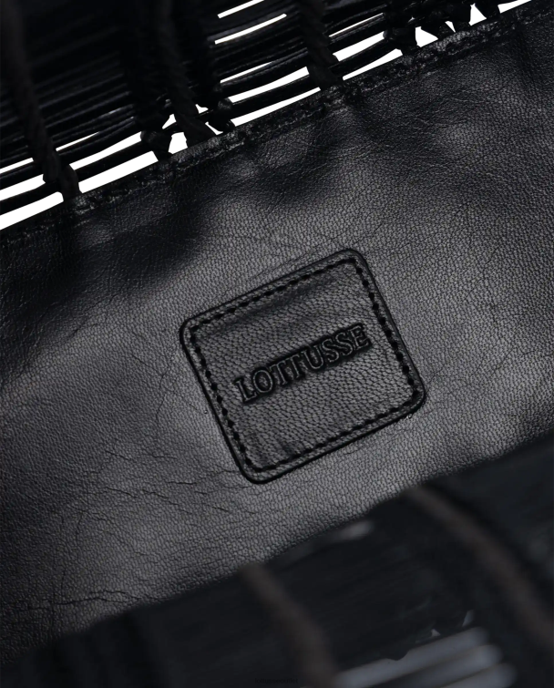 ženy Lottusse príslušenstvo čierna 0060N363 upraviť braided goat shopper