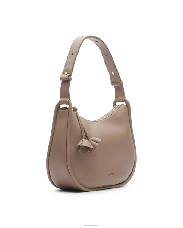 ženy Lottusse príslušenstvo taupe 0060N331 mäkká taška cez rameno serena merino lamb