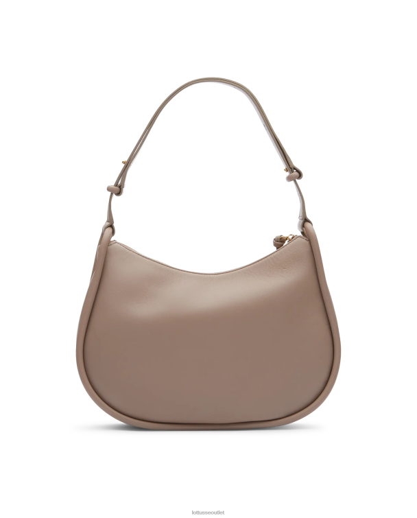 ženy Lottusse príslušenstvo taupe 0060N331 mäkká taška cez rameno serena merino lamb