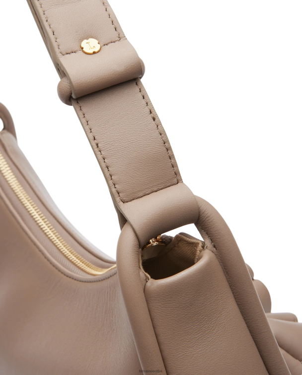ženy Lottusse príslušenstvo taupe 0060N331 mäkká taška cez rameno serena merino lamb
