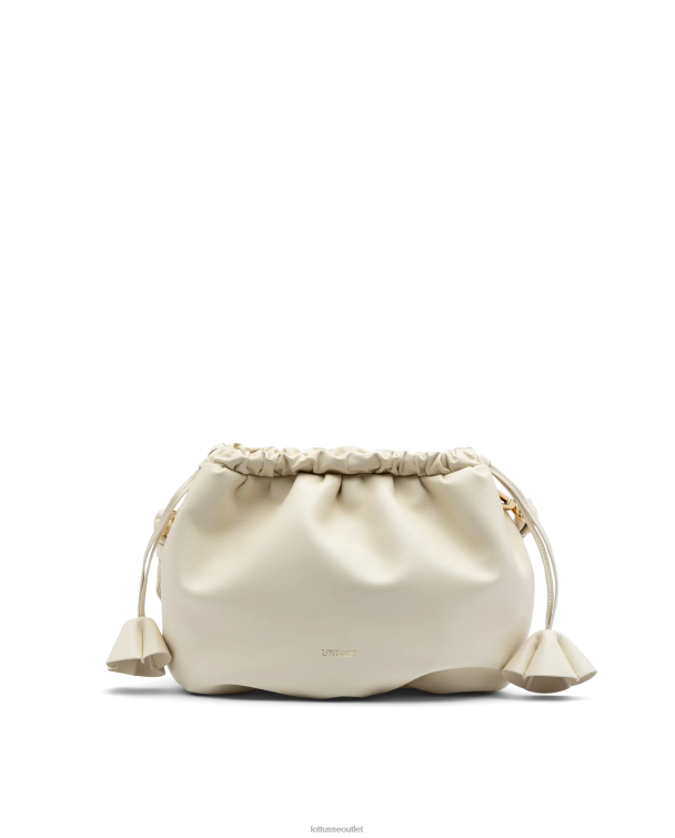 ženy Lottusse príslušenstvo off white 0060N328 serena lamb taška s mäkkým vrchom